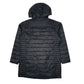 Womens Black Columbia Sportswear Company Parka Longline Trench Crewneck Coat