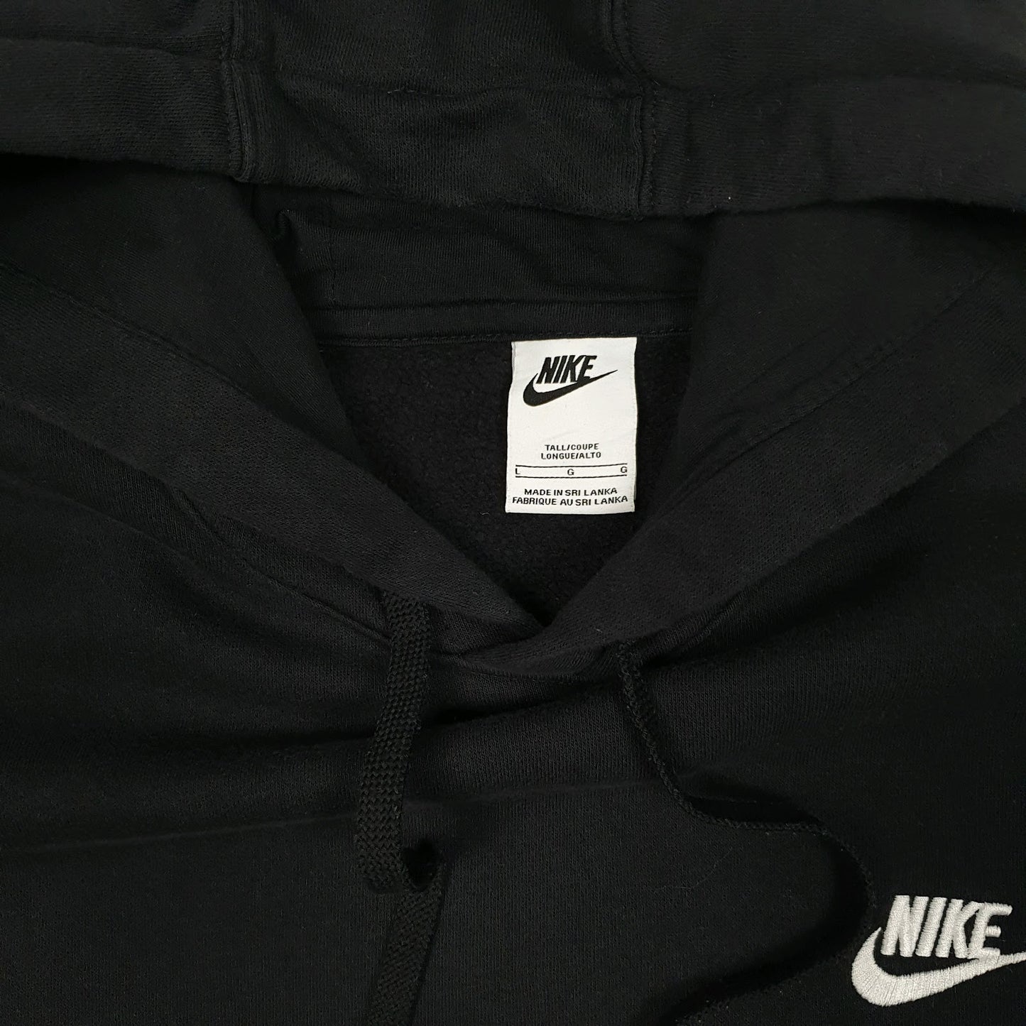 Mens Black Nike  Hoodie Jumper
