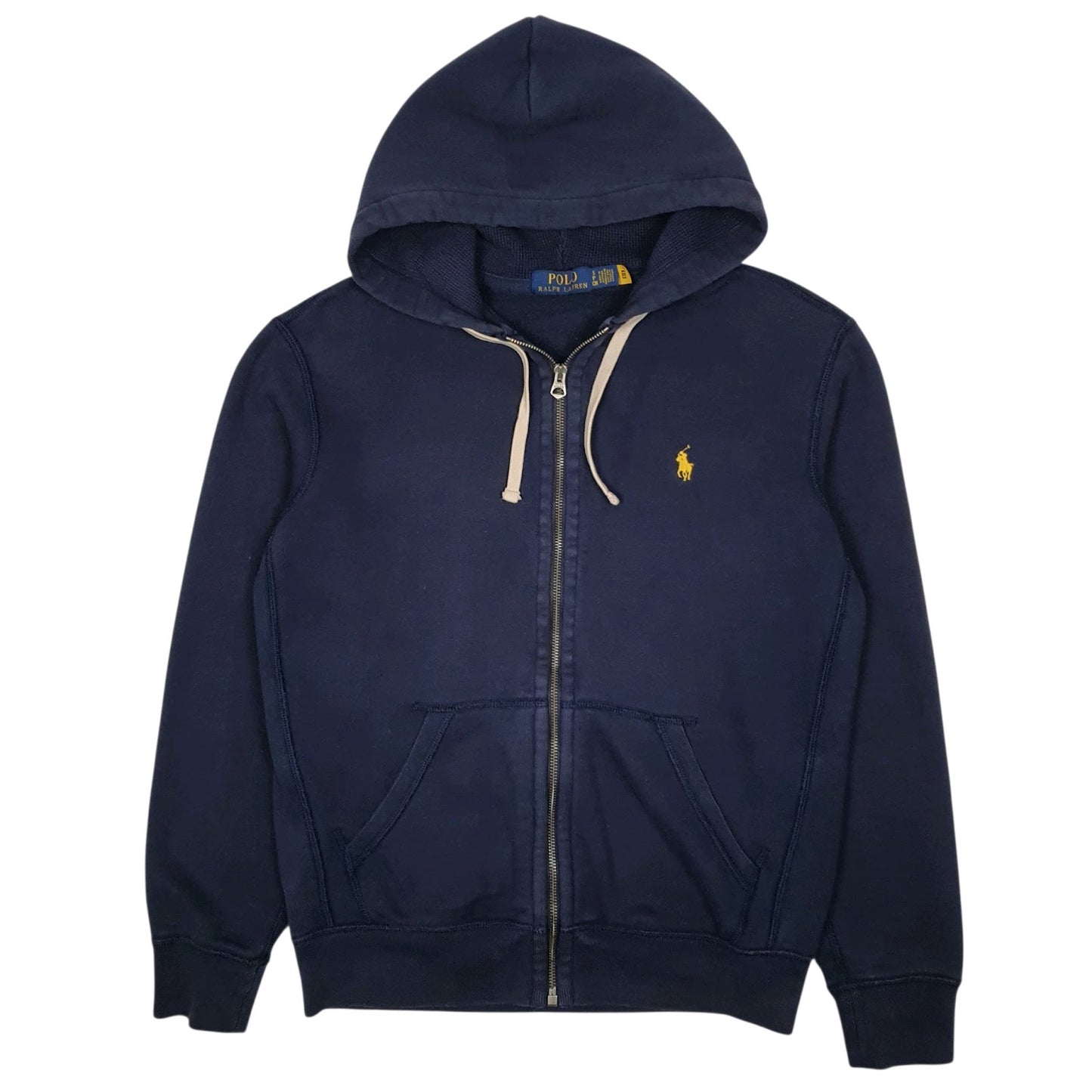Mens Navy Polo Ralph Lauren Hoodie Full Zip Jumper