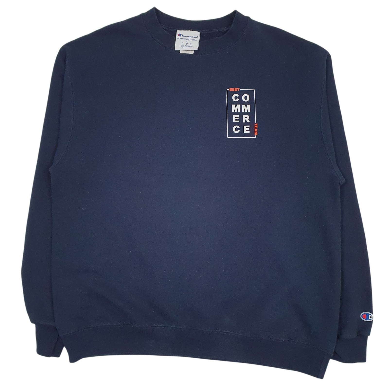 Mens Navy Champion  Crewneck Jumper