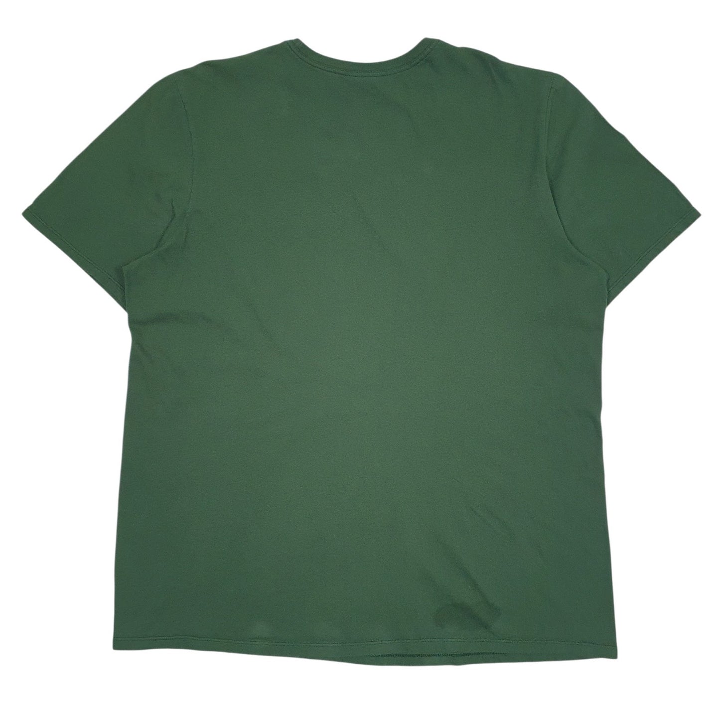 Mens Green Nike Spellout  T Shirt