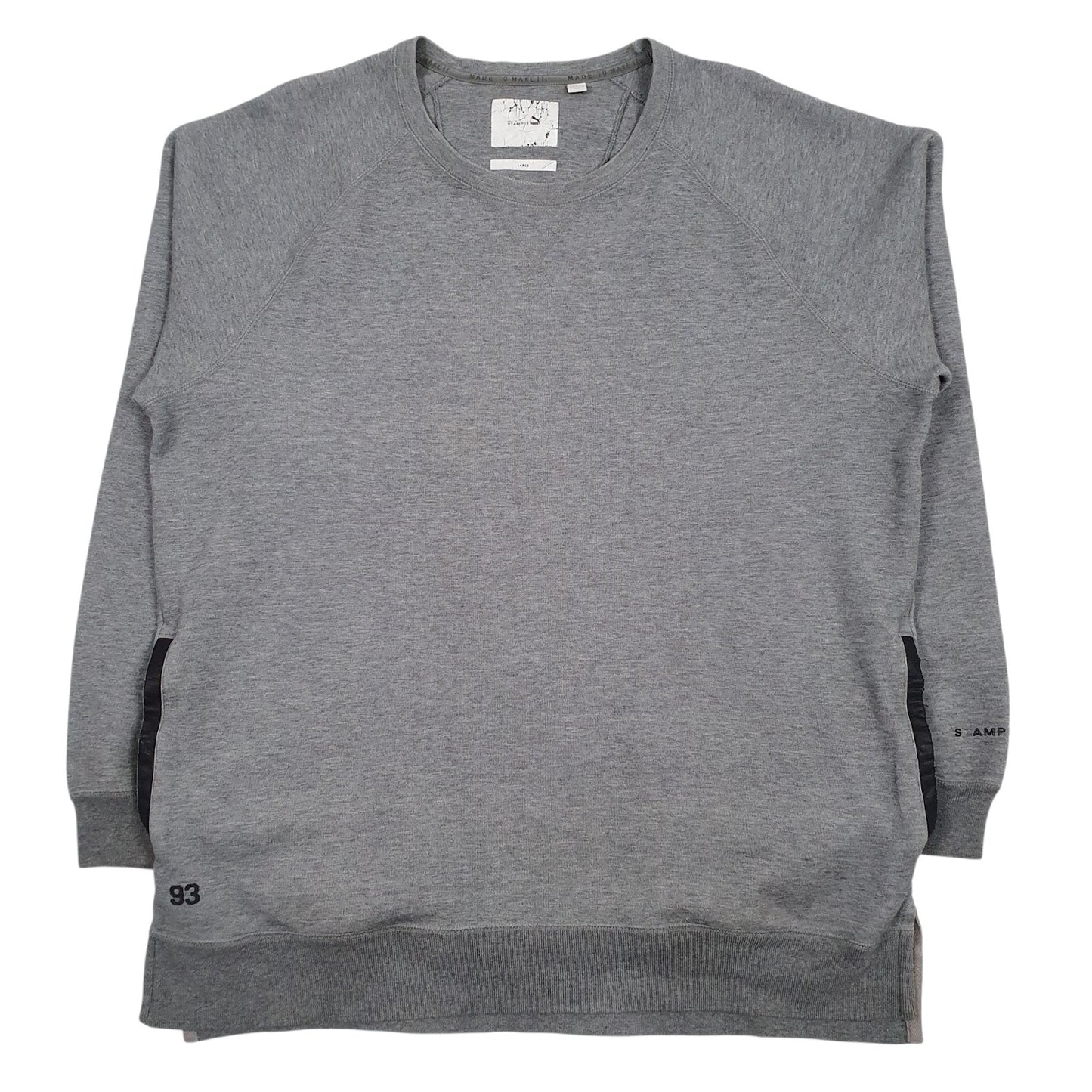 Mens Grey Puma  Crewneck Jumper