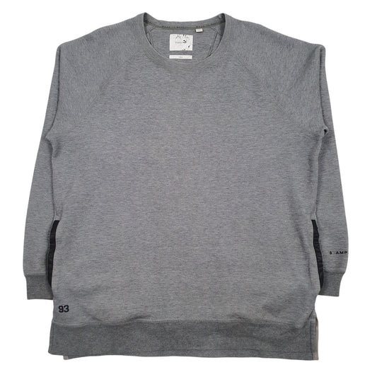 Mens Grey Puma  Crewneck Jumper