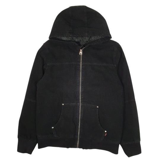 Mens Black Levis Active Hoodie  Coat