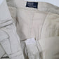 Mens Cream Polo Ralph Lauren Vintage 1980s Made In USA  Trousers