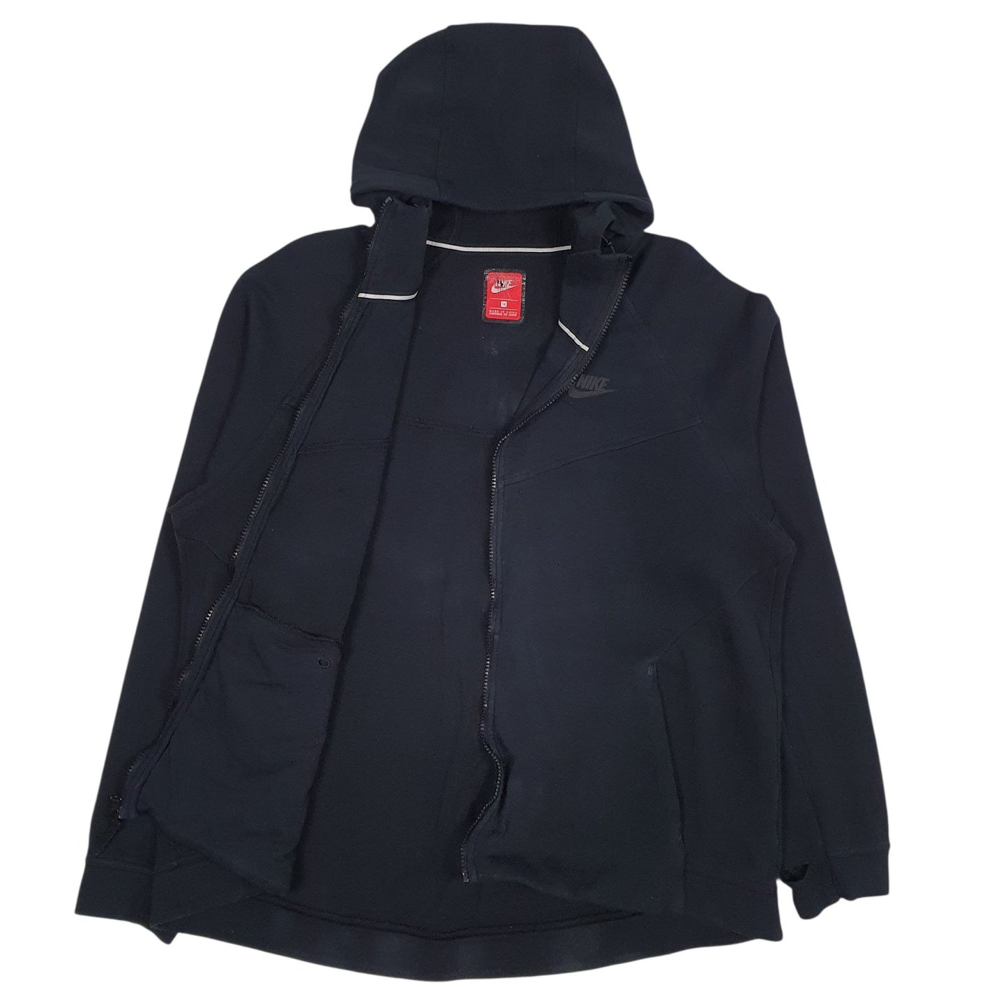 Womens Black Nike  Full Zip Jumper