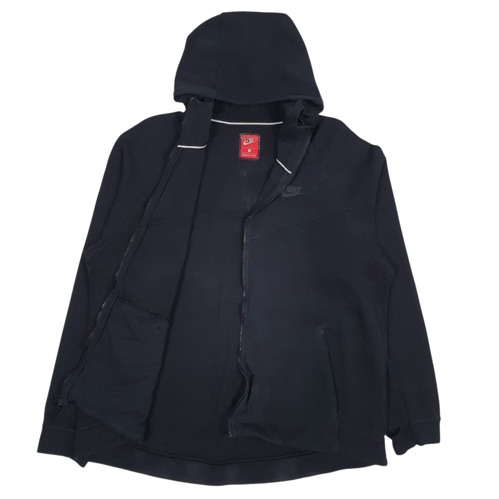 Womens Black Nike  Full Zip Jumper