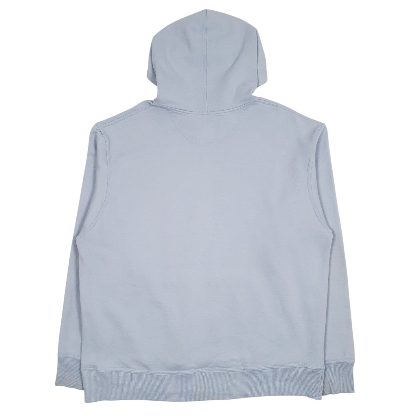 Mens Blue Champion Spellout Hoodie Jumper