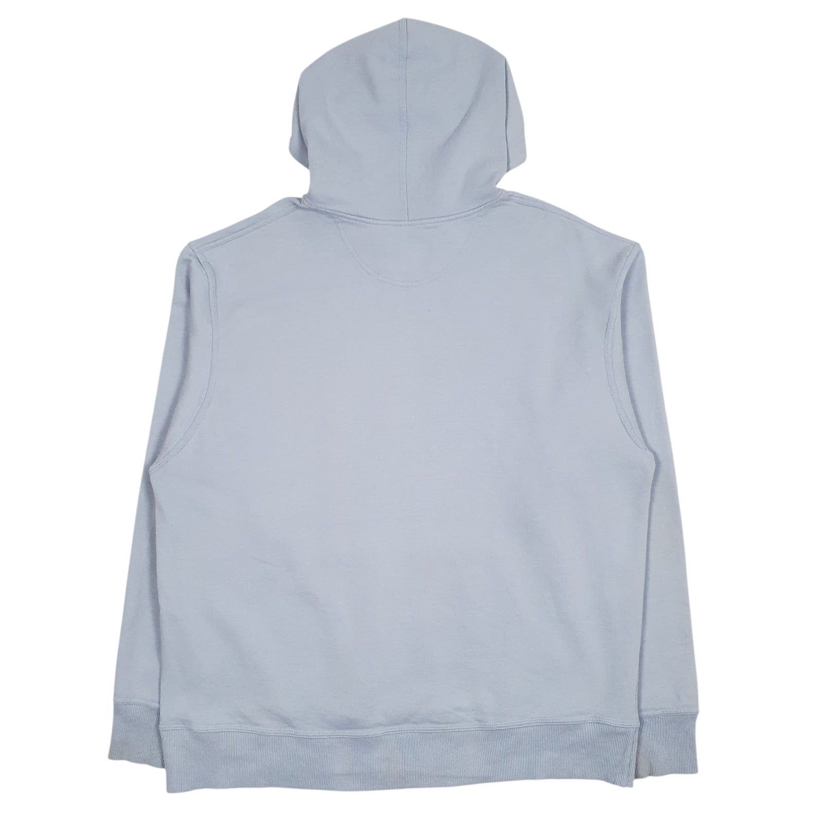 Mens Blue Champion Spellout Hoodie Jumper
