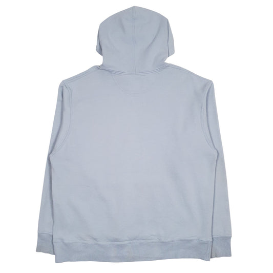 Mens Blue Champion Spellout Hoodie Jumper