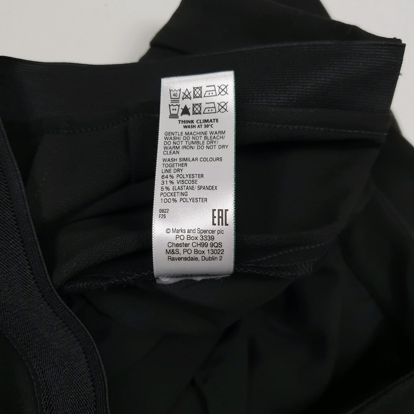 Womens Black M&S   Trousers
