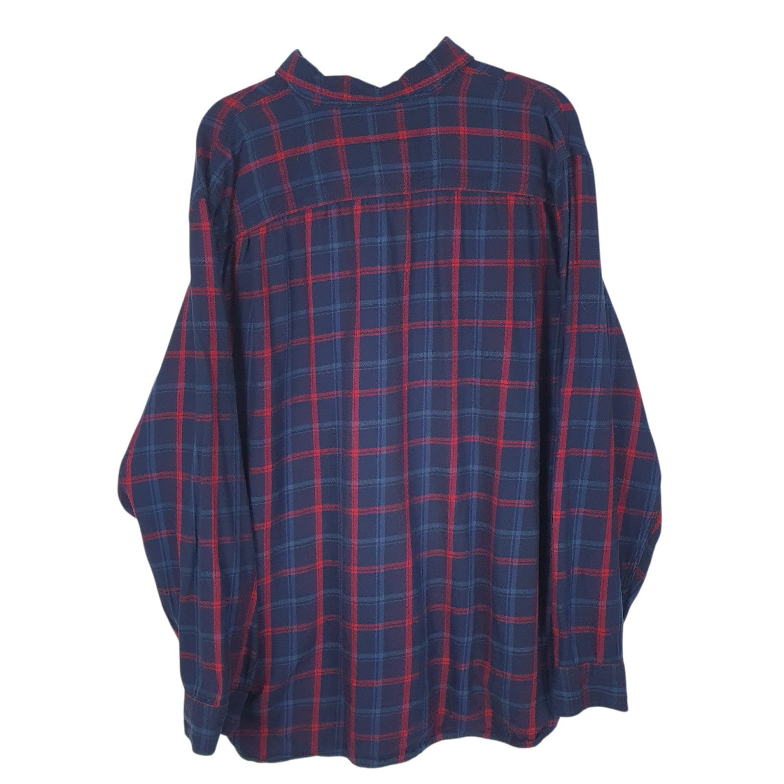 Mens Navy L.L.Bean Flannel  Shirt
