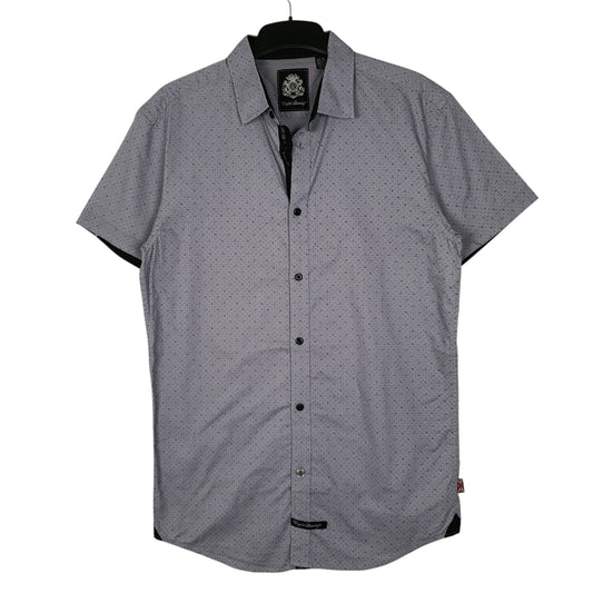 Mens Grey English Laundry  Short Sleeve Shirt