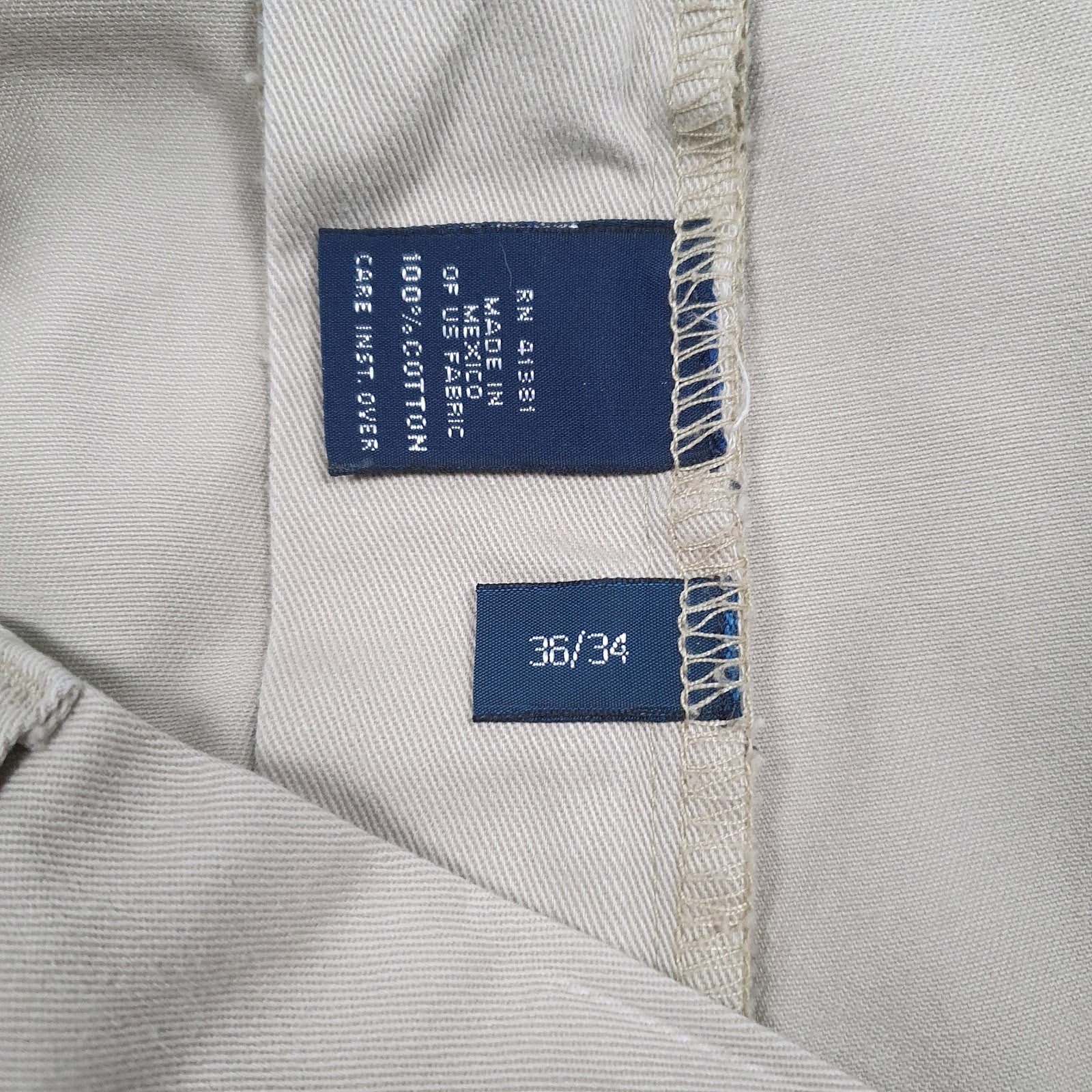 Mens Beige Polo Ralph Lauren Hammond Pant Pleated  Trousers