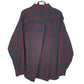 Mens Burgundy L.L.Bean Flannel  Shirt
