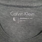 Mens Grey Calvin Klein Spellout  T Shirt