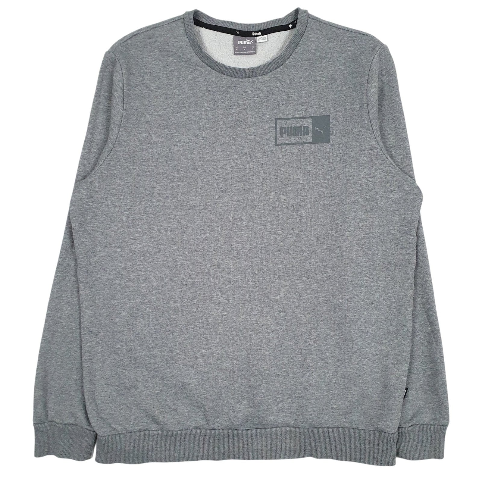 Mens Grey Puma  Crewneck Jumper