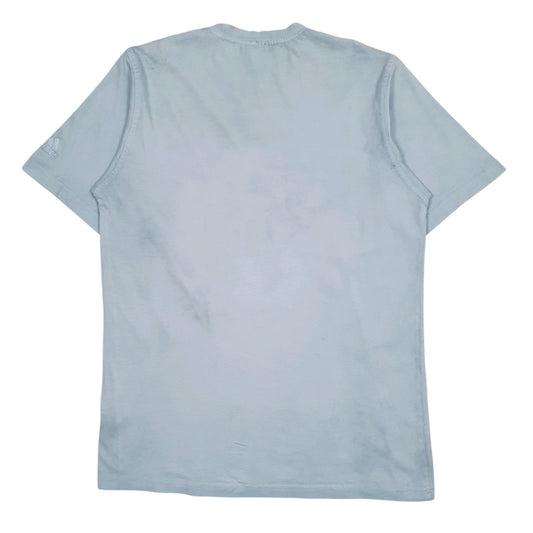 Mens Blue Adidas Vintage 90s Spellout  T Shirt