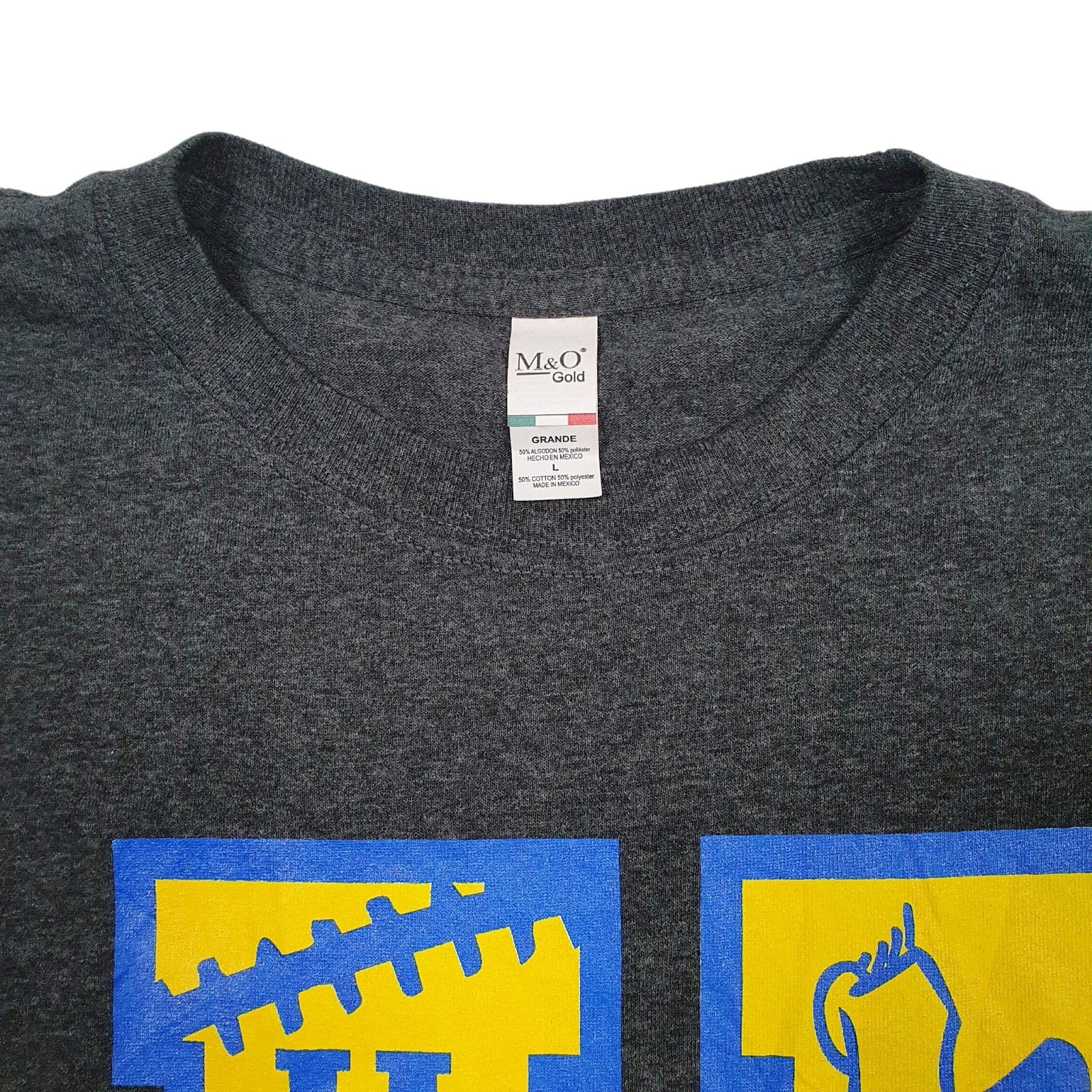 Mens Grey M&O University of Nebraska Huskers  T Shirt