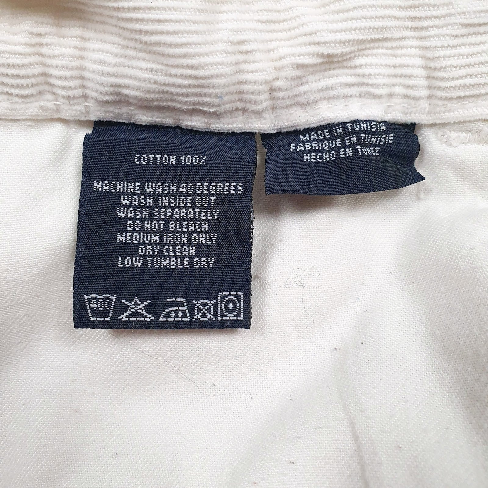 Mens Cream Tommy Hilfiger   Trousers