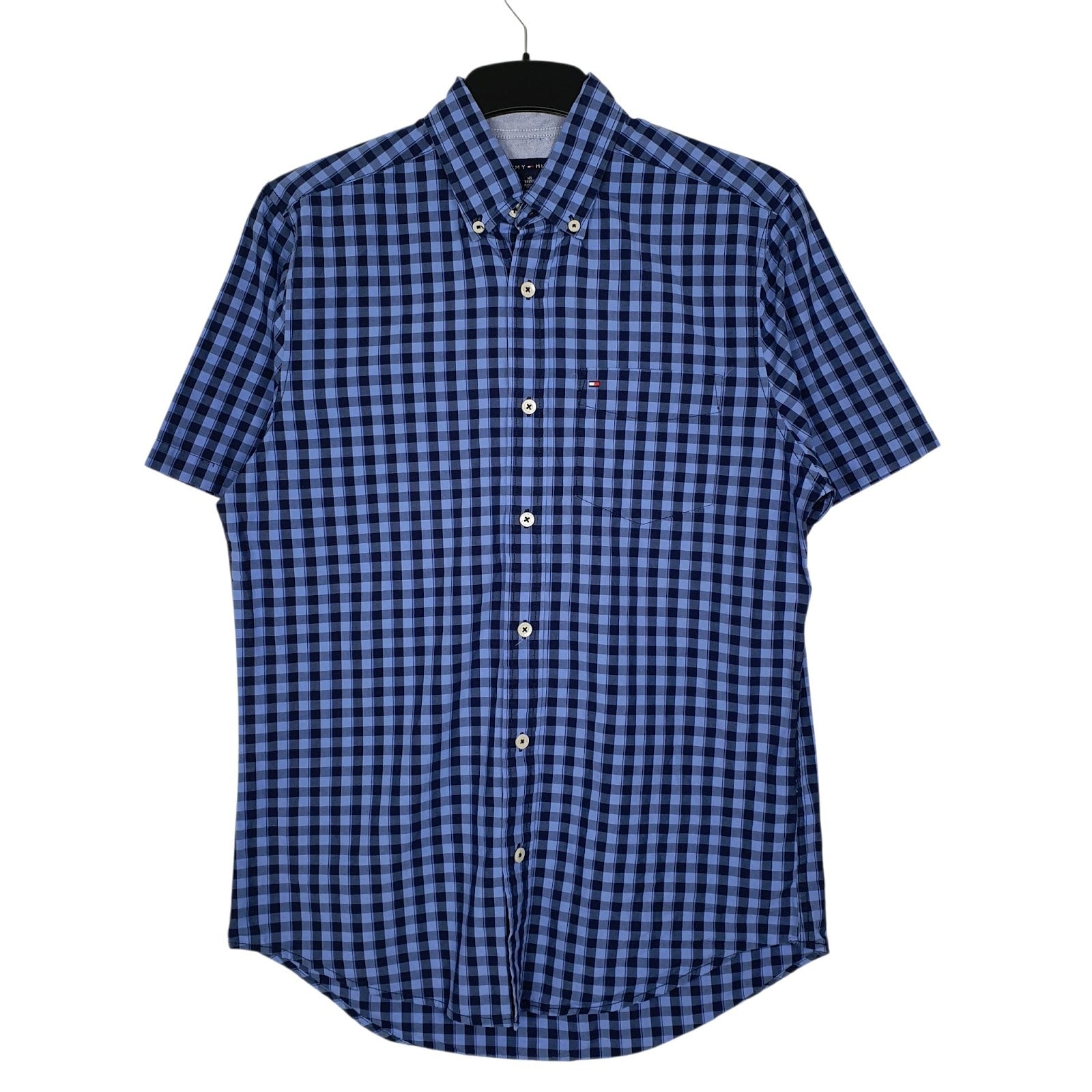 Mens Blue Tommy Hilfiger  Short Sleeve Shirt