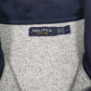 Mens Grey Nautica  Quarter Zip Jumper