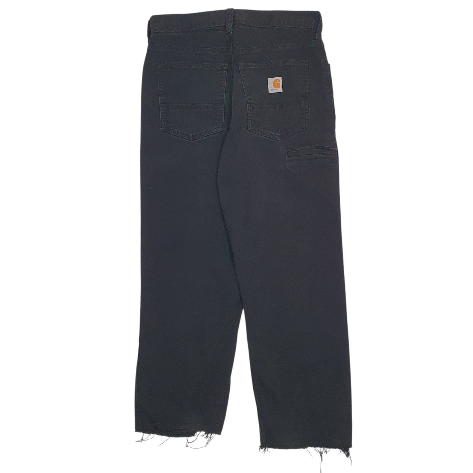 Mens Black Carhartt   Trousers
