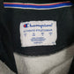 Mens Grey Champion Spellout Hoodie Jumper