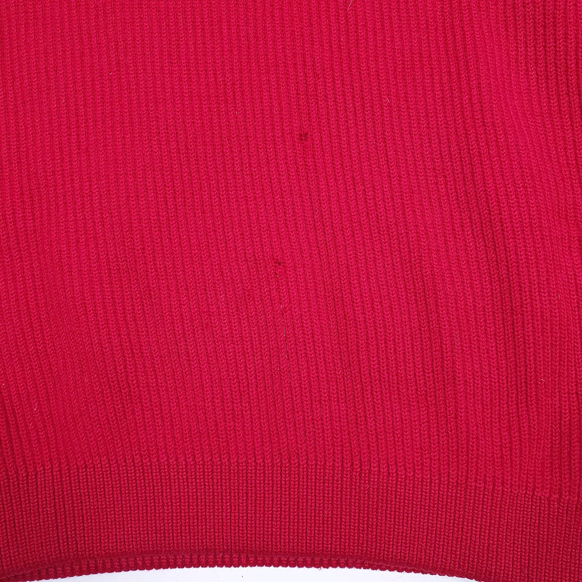 Mens Red Paul & Shark  Quarter Zip Jumper
