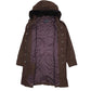 Womens Brown Armani Jeans Trench Longline Padded  Coat