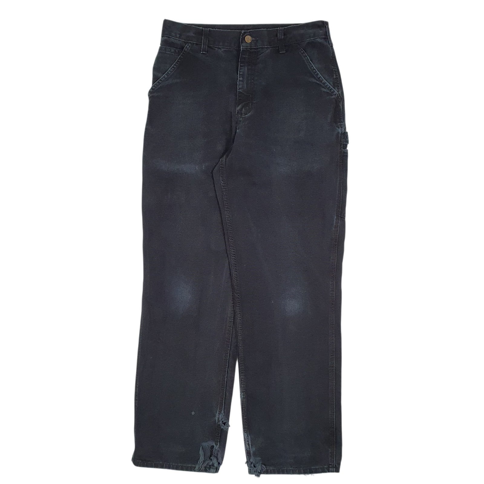 Mens Black Carhartt  Carpenter Trousers