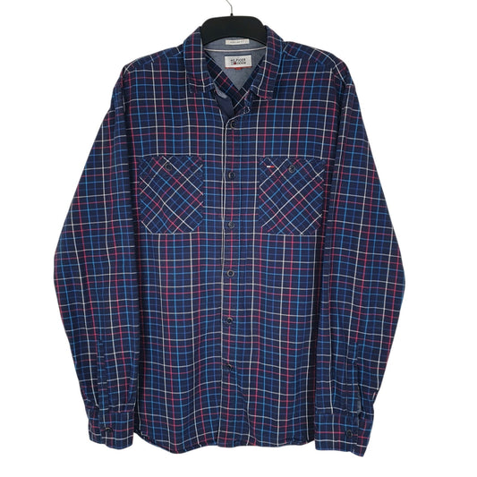 Mens Navy Tommy Hilfiger  Long Sleeve Shirt