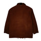 Mens Brown Morella Faux Suede Hunting  Coat