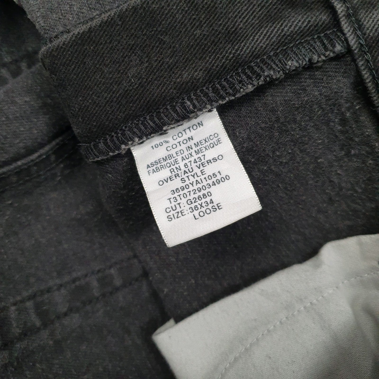 Mens Black Ralph Lauren Polo Jeans Company Vintage 90s  Jeans