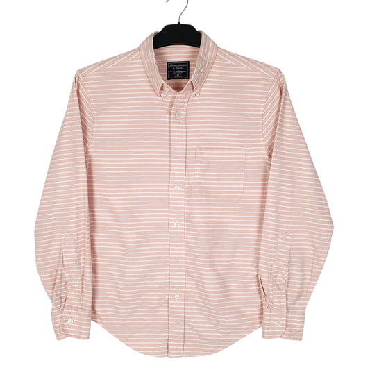 Mens Pink Abercrombie & Fitch  Long Sleeve Shirt