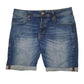 Mens Blue Jack & Jones Stretch Denim Shorts