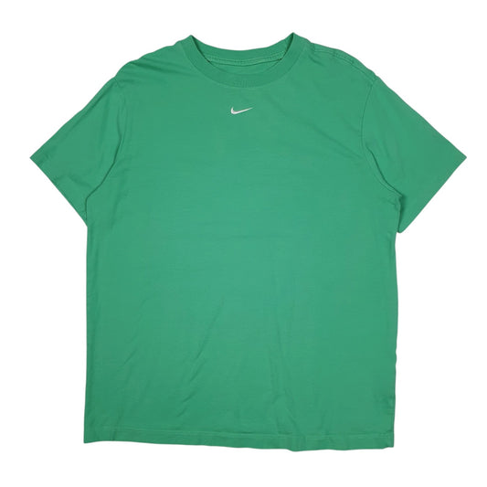 Mens Green Nike Loose Fit Short Sleeve T Shirt