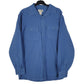 Mens Blue L.L.Bean Chamois Long Sleeve Shirt
