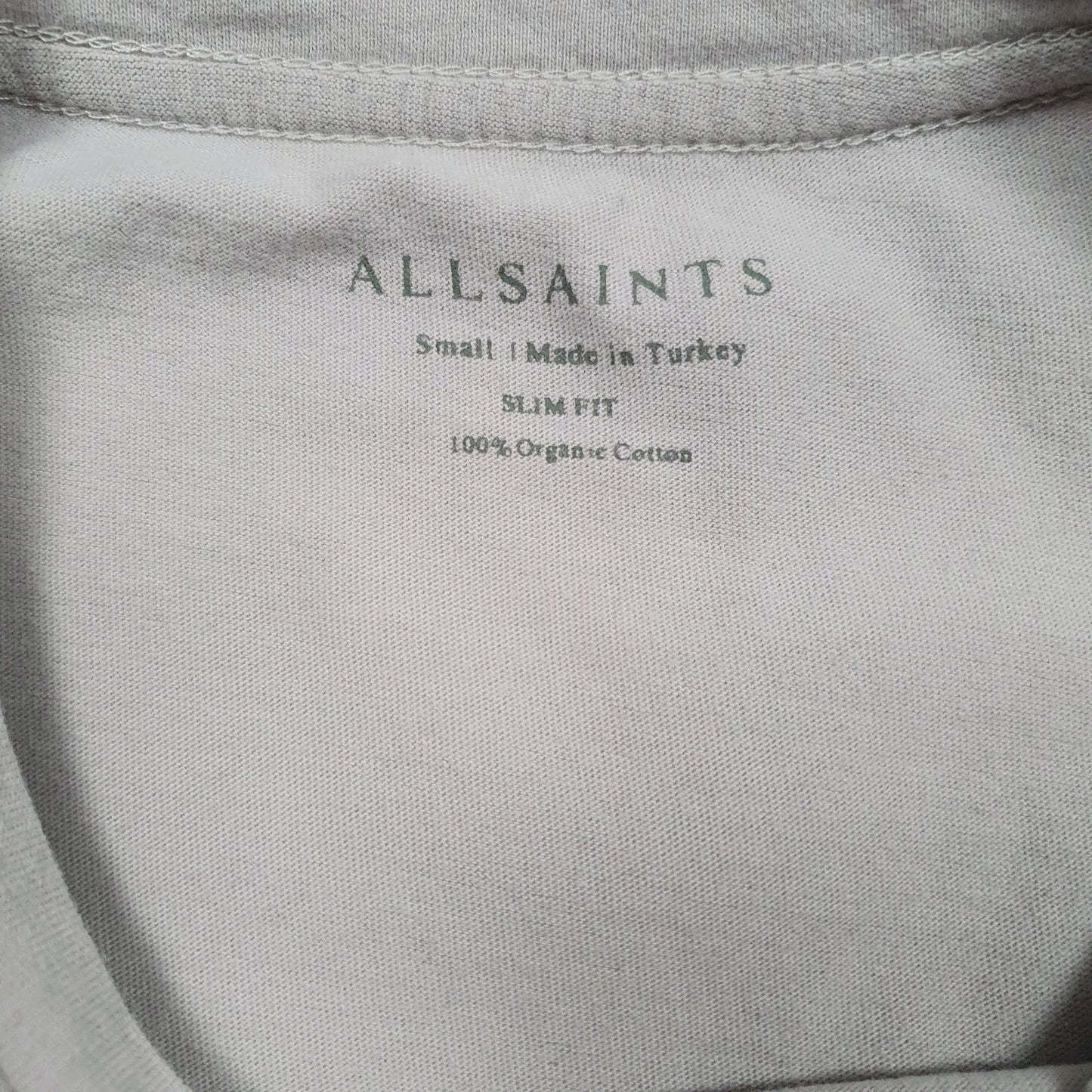 Mens Purple All Saints   T Shirt