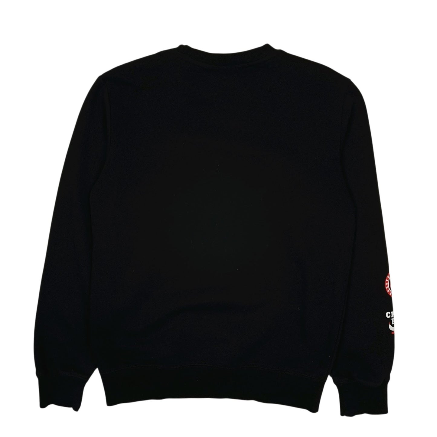 Mens Black NBA Chicago Bulls Basketball Crewneck Jumper