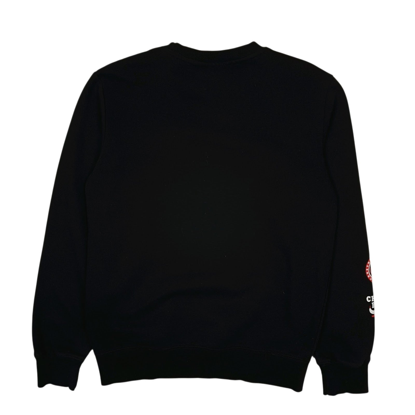 Mens Black NBA Chicago Bulls Basketball Crewneck Jumper