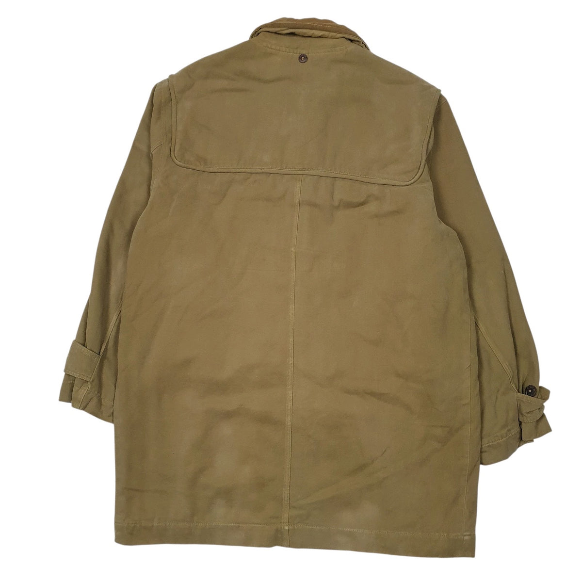 Mens Green Campus Vintage  Coat