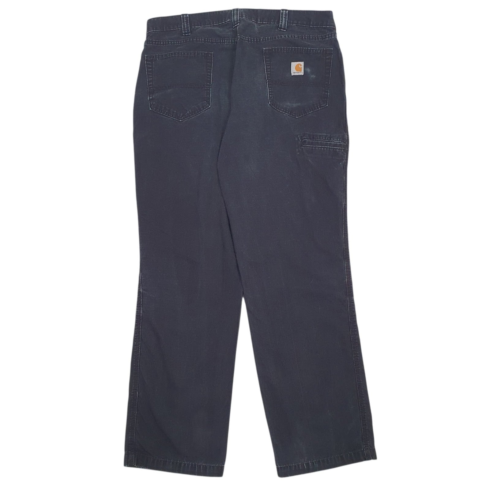 Mens Black Carhartt   Trousers