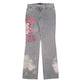 Womens Grey Cavalli Embroidered Casual JeansW28 L30