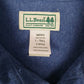 Mens Blue L.L.Bean Chamois  Shirt