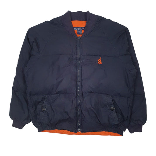 Mens Navy Nautica Vintage 90s  Coat