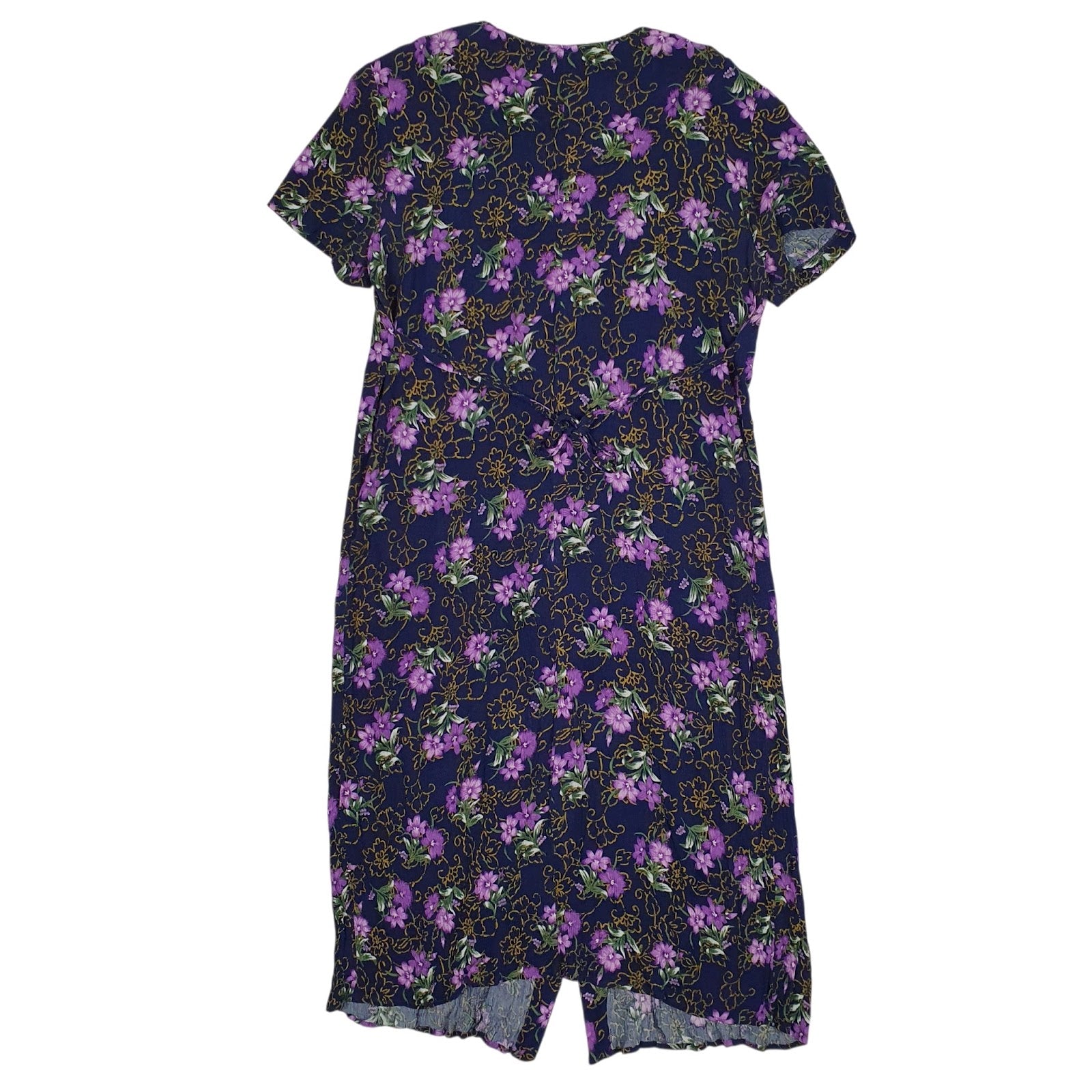 Womens Navy Caroline Wells Vintage 90s  Dress