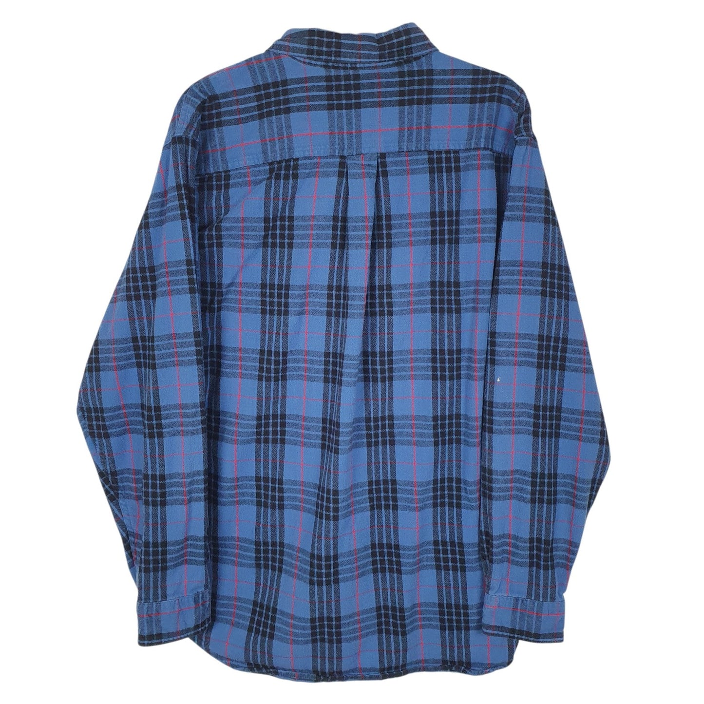 Mens Blue L.L.Bean Flannel  Shirt