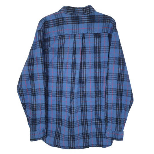 Mens Blue L.L.Bean Flannel  Shirt