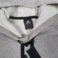 Mens Grey Adidas  Hoodie Jumper